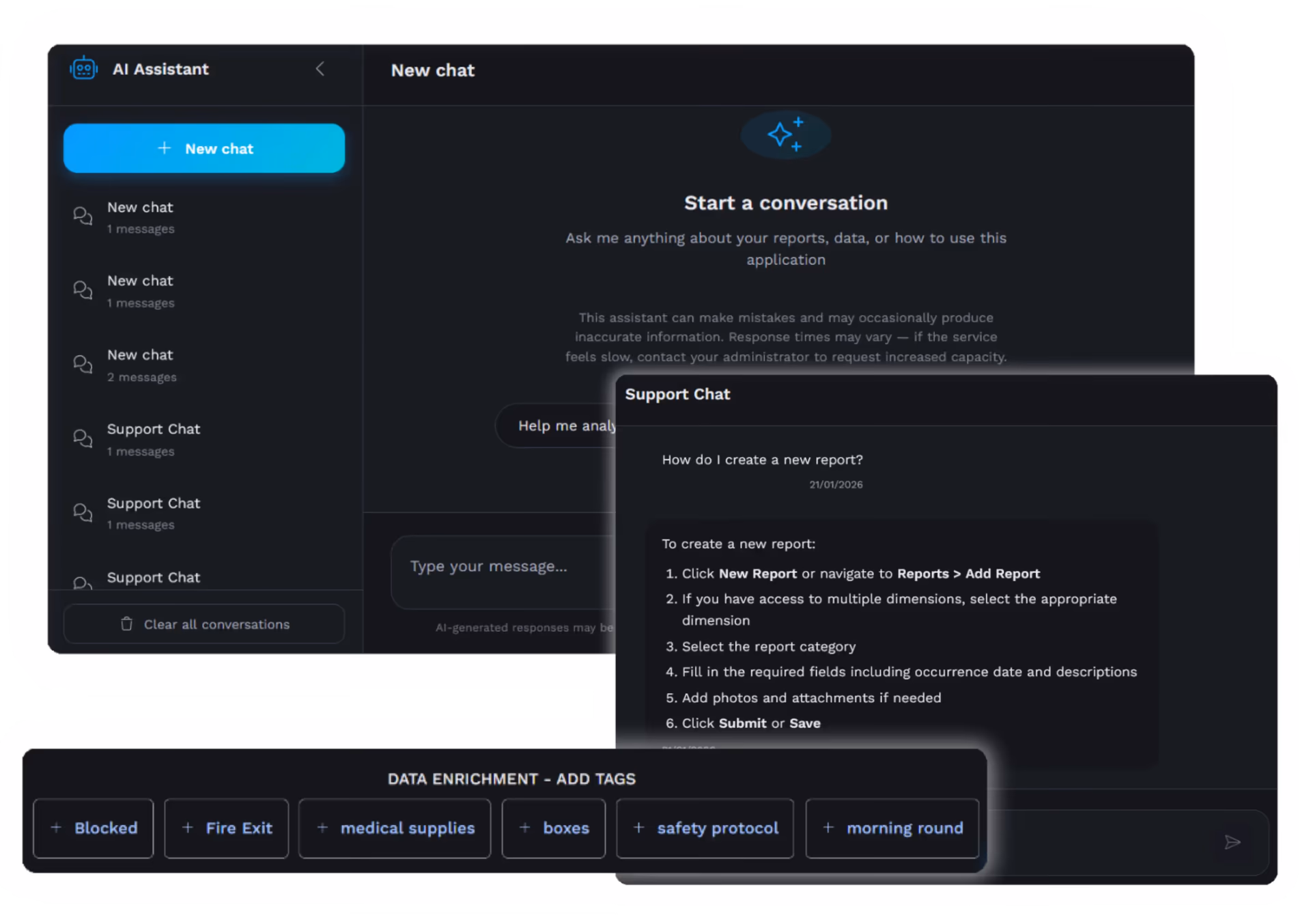 AI assistant and search