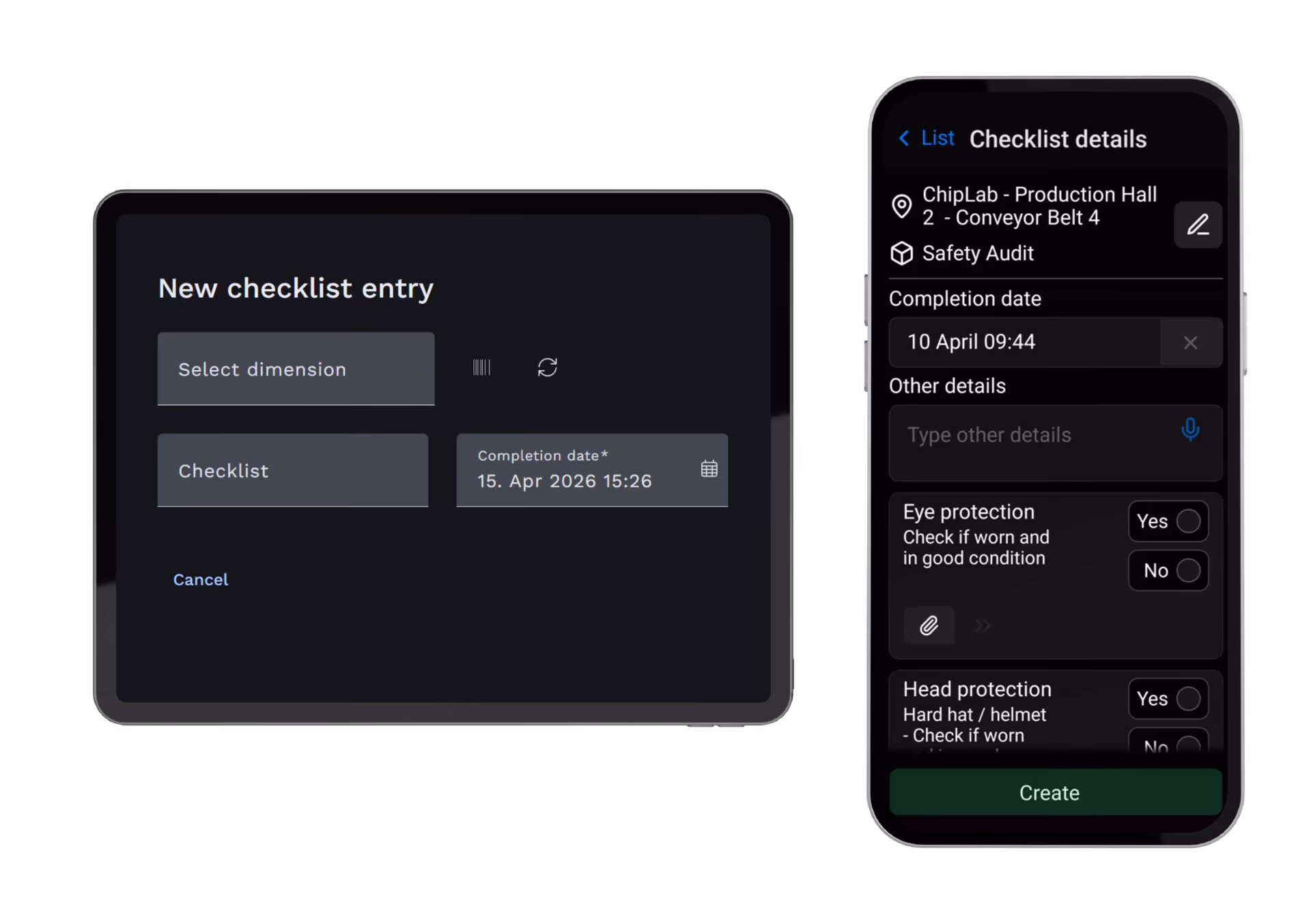Checklists feature