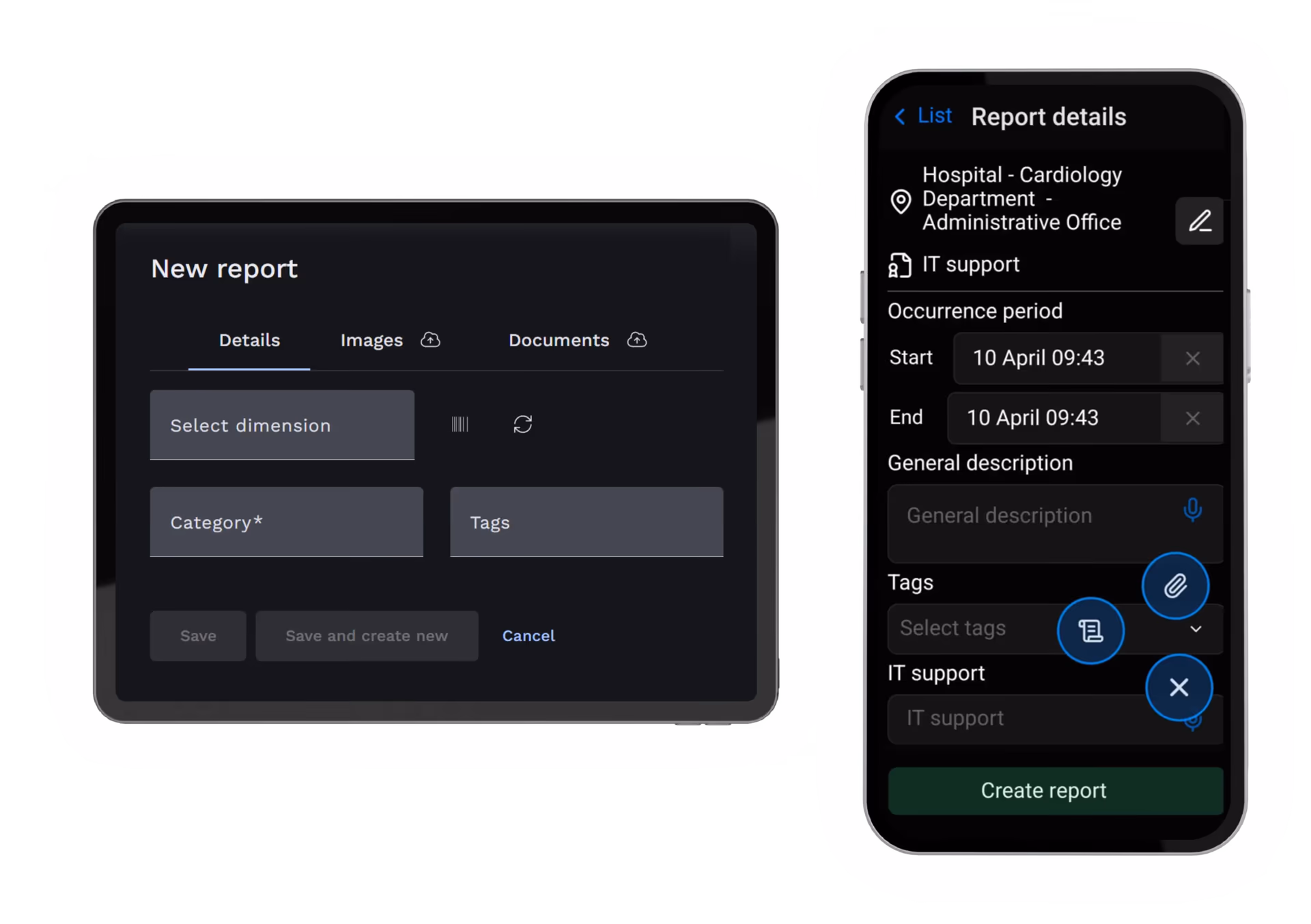 Reports feature