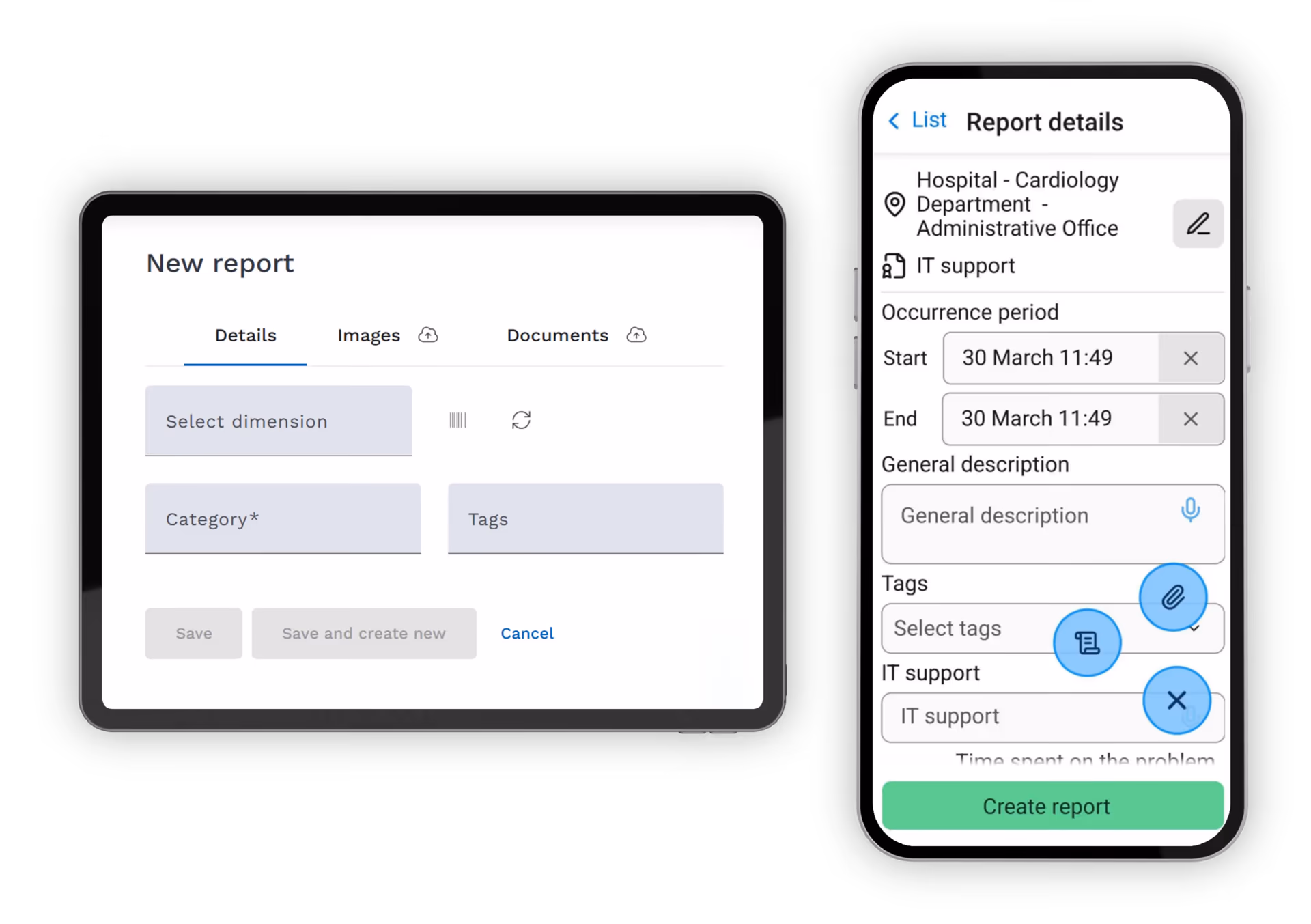 Reports feature